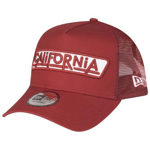 New Era Adjustable A-Frame Trucker Cap - Usa California on Productcaster.