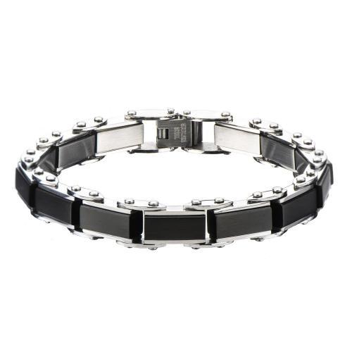 Bracelet Réversible Ip Noir Pour Hommes on Productcaster.