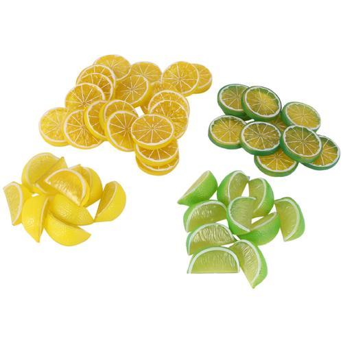 Blocs De Tranches Citron Artificiels: 30 PièCes SéRies Fausses Et 2... on Productcaster.