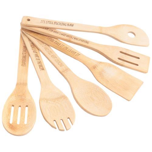 Ensemble de CuillèRes en Bois Amusantes, 6 Cuisine Bois, CuillèRe à... on Productcaster.