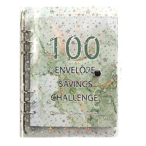 100 Enveloppes Challenge Binder Classeur D'épargne Pour Save 5050 A... on Productcaster.