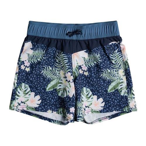 Short De Bain Bleu À Fleurs Fille Roxy Lovely on Productcaster.