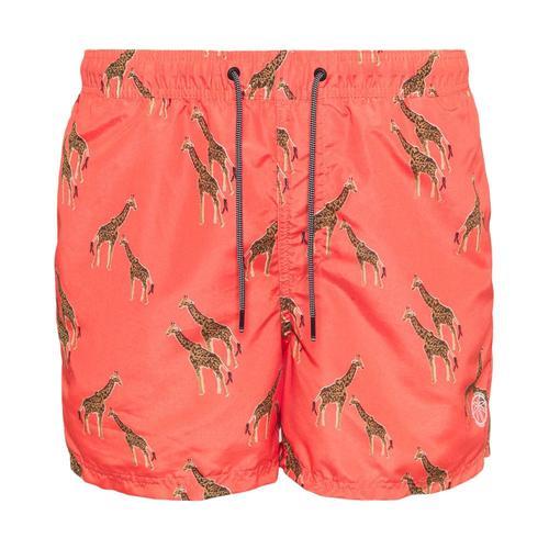 Short De Bain Orange/Girafes Garçon Jack & Jones Staruba on Productcaster.