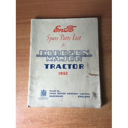 Catalogue De Pi?Ces D?Tach?Es Tracteur Ford Enfo Spare Parts List F... on Productcaster.