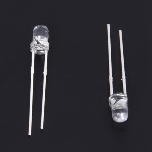 200Pcs 3mm Blanche LED Light Emitting Diode on Productcaster.