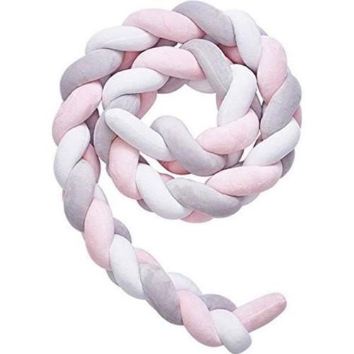 3m Tour De Lit Coussin Serpent Coussin Tressé Pare-Chocs Velours Pr... on Productcaster.