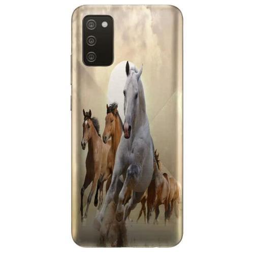 Coque Samsung Galaxy A02s Cheval Blanc - Silicone - Animaux on Productcaster.