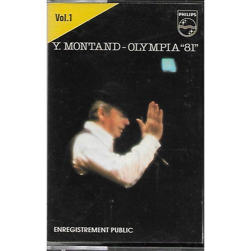 Yves Montand - Olympia 81 - Vol 1 - K7 Audio on Productcaster.