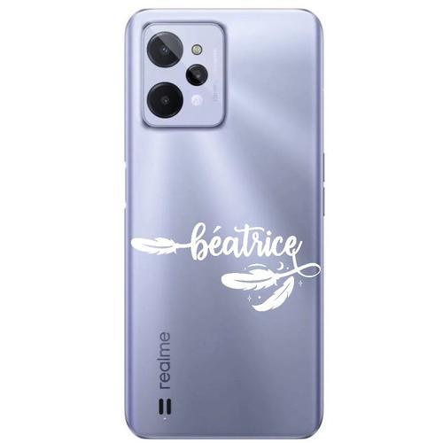 Coque Realme C31 Prénom 6 Plume Blanc on Productcaster.