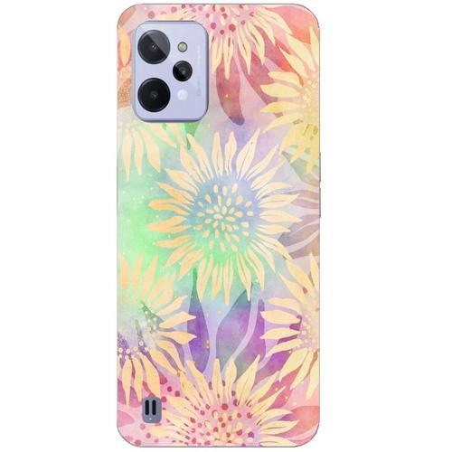 Coque Realme C31 Tie And Dye Tournesol on Productcaster.