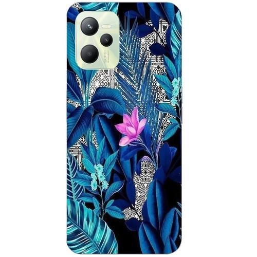 Coque Realme C35 Tropical Fleur Rose Exotique on Productcaster.