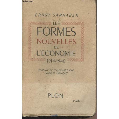 Les Formes Nouvelles De L Économie 1914-1940 on Productcaster.