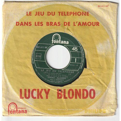 Rare 45t Pochette Cible Philips Lucky Blondo Le Jeu Du Téléphone / ... on Productcaster.