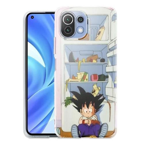 Coque Silicone Compatible Telephone Xiaomi Mi 11 Lite Kid Goku Fridge on Productcaster.