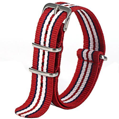 Bracelet De Montre Étanche En Nylon,Ceinture De Sport De L'armée,16... on Productcaster.