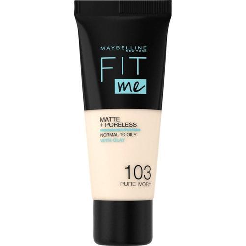 Fit Me! Matte + Poreless Foundation - Maybelline New York - Fond De... on Productcaster.