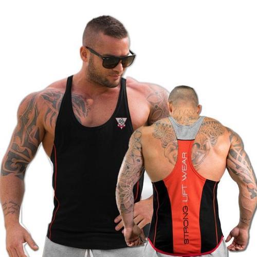 Chemise Sans Manches De Fitness Pour Hommes,Haut De Musculation,Vêt... on Productcaster.