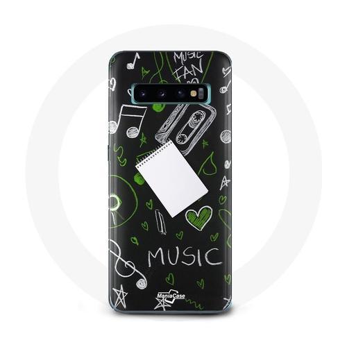 Coque Pour Samsung Galaxy S10 Edge Music Clé De Sol on Productcaster.