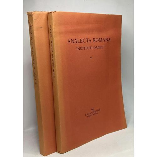 Analecta Romana Instituti Danici V (1969) + Analecta Romana Institu... on Productcaster.