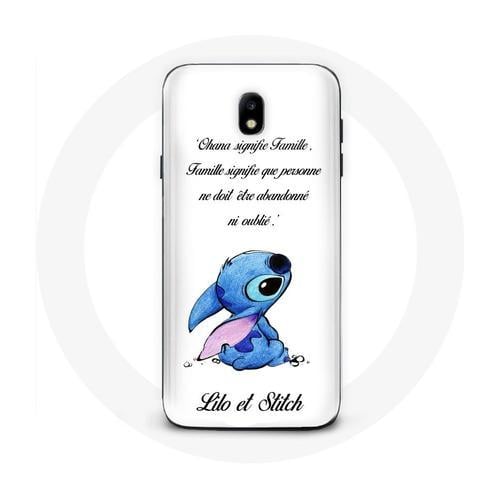 Coque Pour Samsung Galaxy S5 Lilo Et Stitch Ohana Citation Blanc on Productcaster.