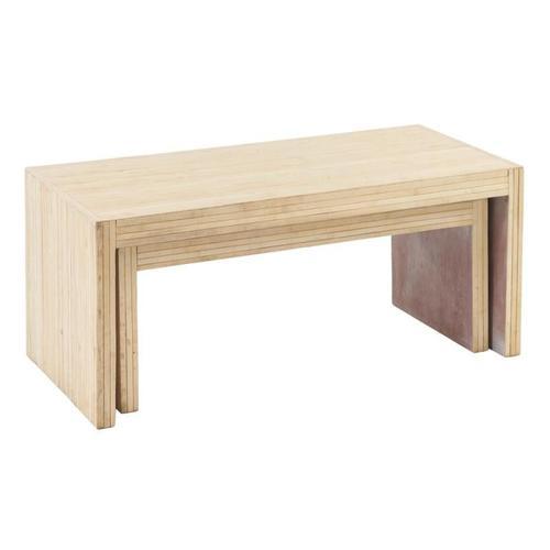 Tables Basses Gigognes Bois Naturel - Apistou on Productcaster.