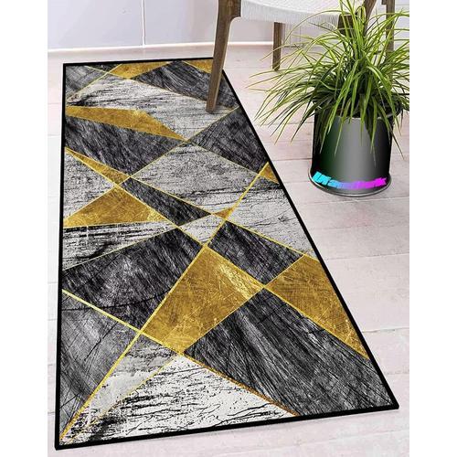 Tapis De Salon 40x380cm Long Lavable Antiderapant Moderne Design Tr... on Productcaster.