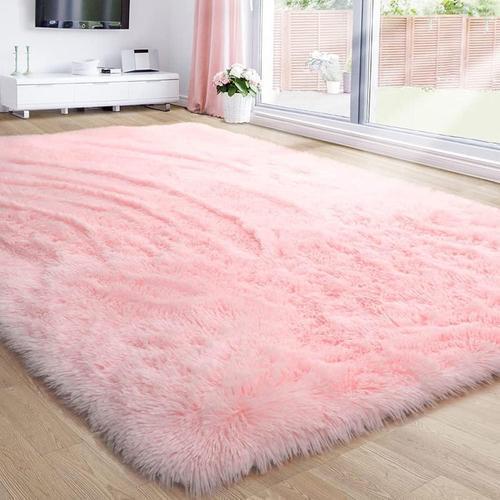 Tapis Pelucheux À Poils Longs Pour Chambre De Fille - Tapis Peluche... on Productcaster.