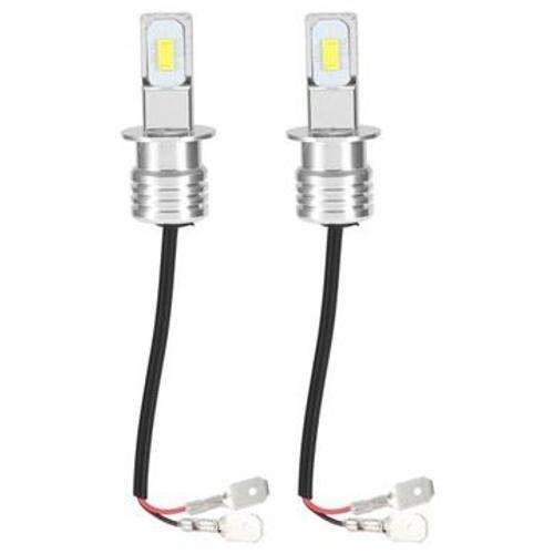 2 Pièces. H3 80w 8000k 12-24v Accessoires Universels Ampoule Led Bl... on Productcaster.