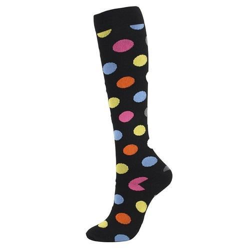 Chaussettes De Compression Colorées Pour Hommes Et Femmes,Bas De Sp... on Productcaster.