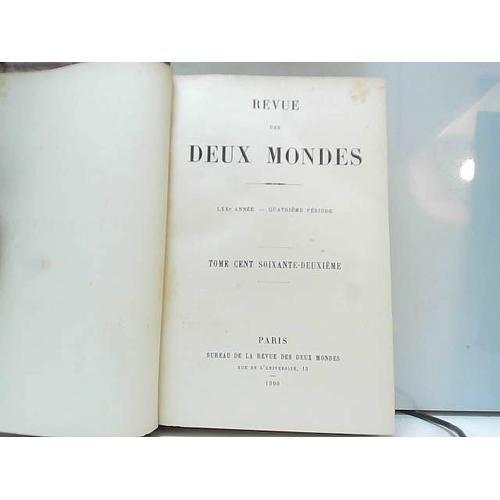 Revue Des Deux Mondes 1900 Novembre-Décembre on Productcaster.