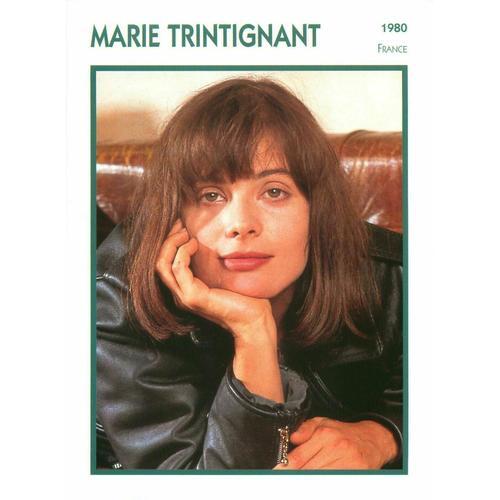 Fiche Portrait De Star Marie Trintignant on Productcaster.