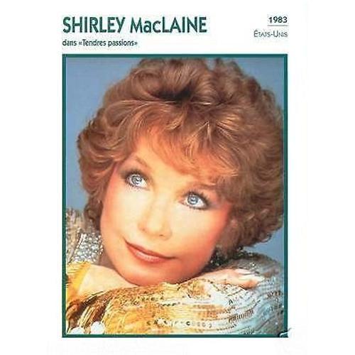 Fiche Portrait De Star Shirley Maclaine on Productcaster.