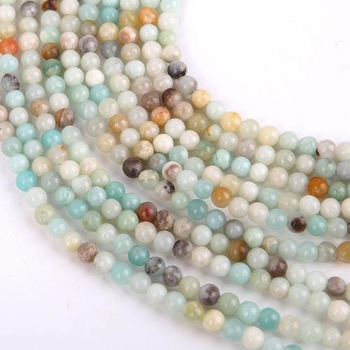 Perles D'amazonite En Pierre Naturelle Pour La Fabrication De Bijou... on Productcaster.