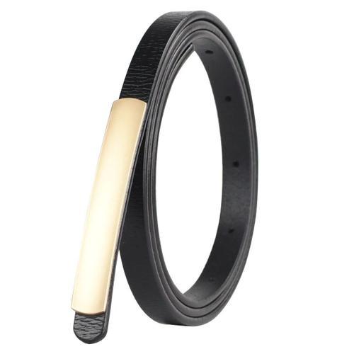 Ceinture Ajustable En Cuir De Vache Group Pour Femme,Fine Et Maigre... on Productcaster.