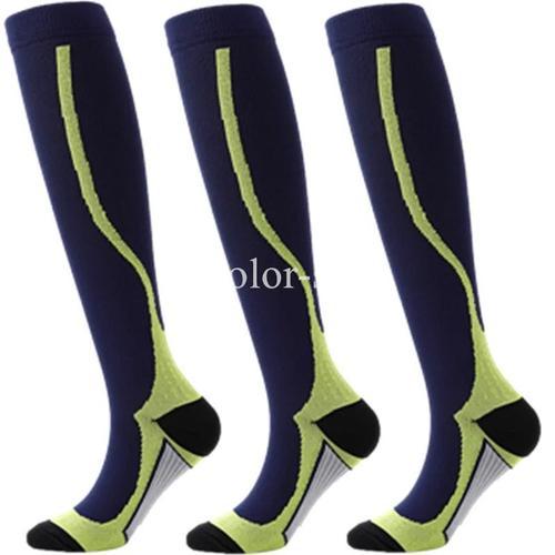 Chaussettes De Compression Pour Hommes Et Femmes,Lot De 3 Paires,Po... on Productcaster.