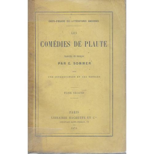 Les Comédie De Plaute - Tome Second on Productcaster.