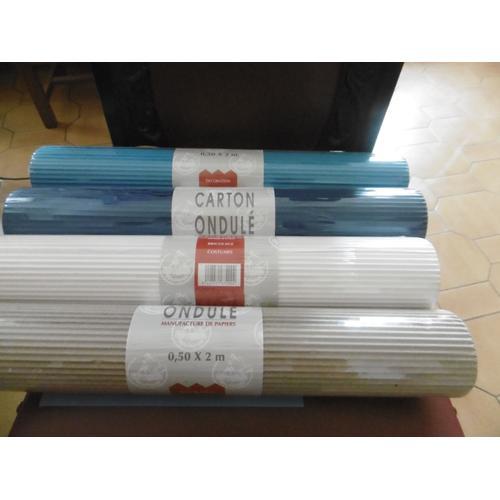 Rouleaux Carton Ondulé 0.50x2m Lot De 4 Assorties Manufacture De Pa... on Productcaster.