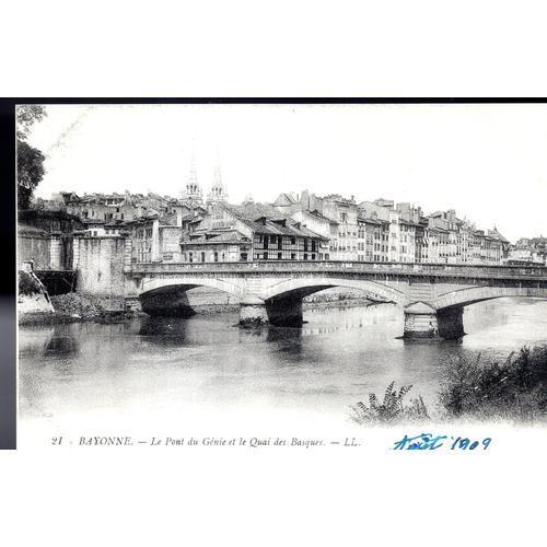 Carte Postale De Bayonne (Pyrénées Atlantiques) Le Pont Du Génie Et... on Productcaster.