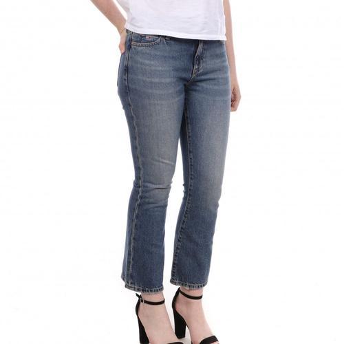 Jean 7/8 Bleu Femme Tommy Hilfiger Flare on Productcaster.