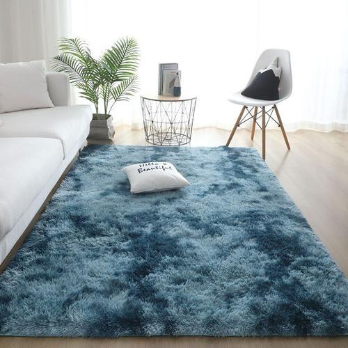 Tapis Pelucheux Blanc Doux Et Antidérapant Épais Pour Salon,Housse ... on Productcaster.