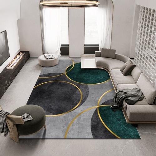 Tapis De Luxe Gris,Décoration De Salon,Chambre À Coucher,Maison,Por... on Productcaster.