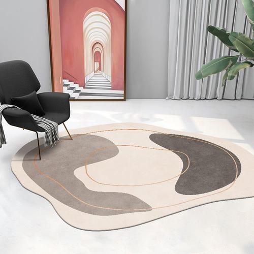 Tapis De Salon Irrégulier Minimaliste Moderne,Décoration De La Mais... on Productcaster.