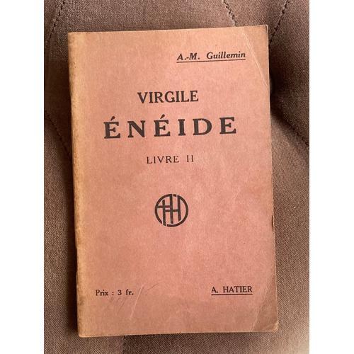 Livre Virgile Énéide Livre 2 A.M Guillemin Édition Hatier on Productcaster.