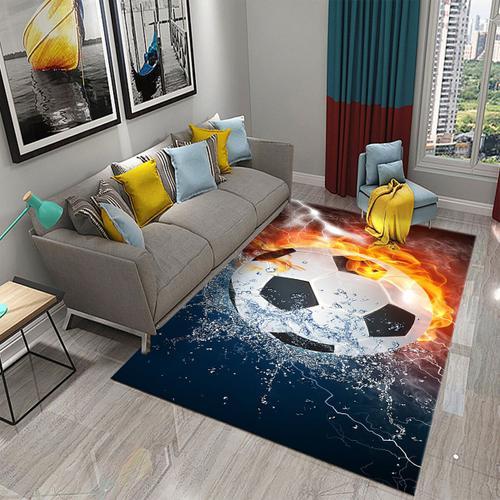 Tapis À Motif De Football Pour La Décoration De La Maison,Tapis Pou... on Productcaster.