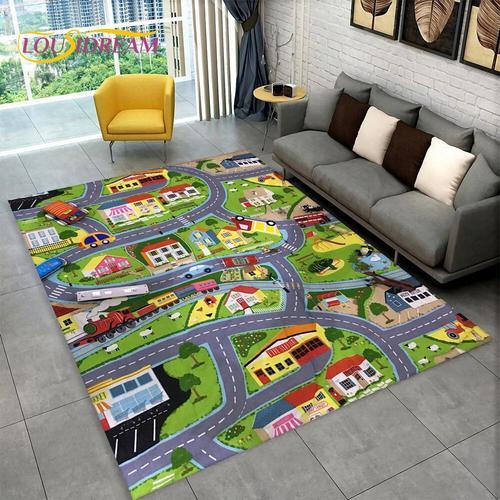 Tapis De Jeu Pour Enfants,Trafic Routier Urbain,Large Zone De Jeux,... on Productcaster.