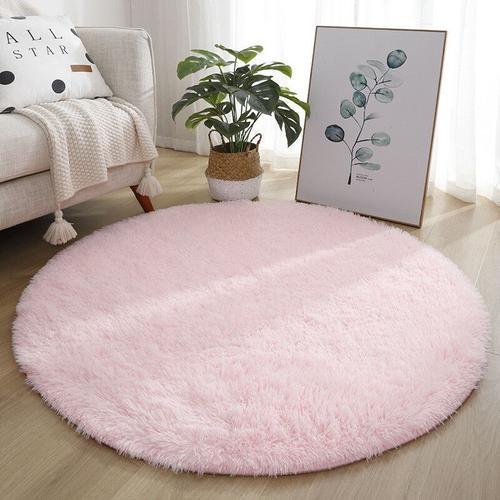 Tapis Doux Rond Lea Pour Salon,Décor À La Maison,Étude,Chambre À Co... on Productcaster.