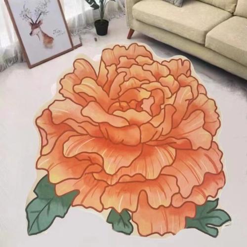 Tapis Nordique En Forme De Fleur Pour Salon,Tapis Ronds De Grande S... on Productcaster.