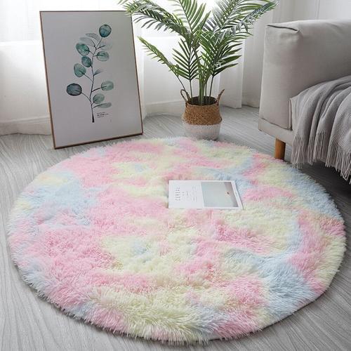 Tapis Doux Rond Lea Pour Salon,Décor À La Maison,Étude,Chambre À Co... on Productcaster.