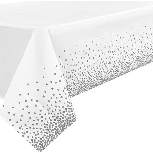 2pc Nappe Jetable Anniversaire Plastique Nappe Motif 273x138cm Rect... on Productcaster.