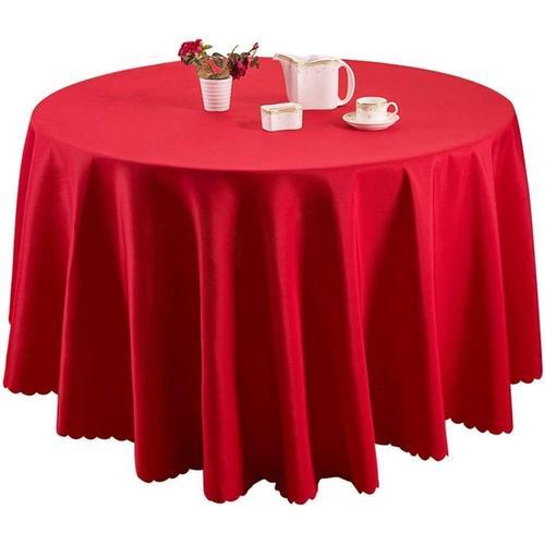 Nappe De Table Nappe Ronde, Nappe En Simple Style Résistance À La C... on Productcaster.